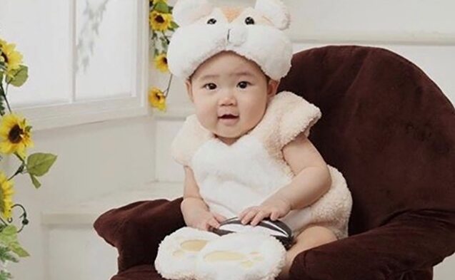 赤ちゃんのころの柚乃さん