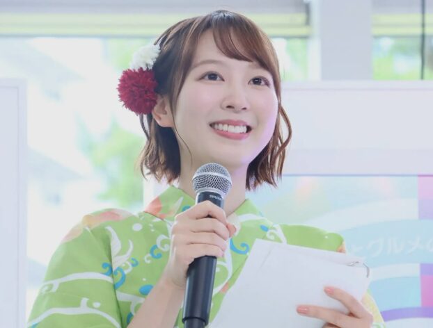 佐々木若葉アナの浴衣姿