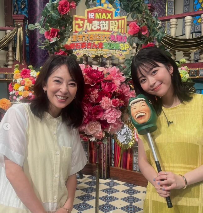 母親の穴井夕子さんと初の親子共演