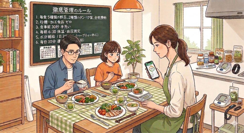 母親が徹底した「食事・体調管理」のルール